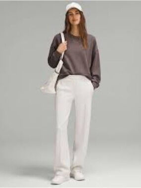 Lululemon Softstreme Oversized Cropped Crew Sweatshirt Cozy Pullover